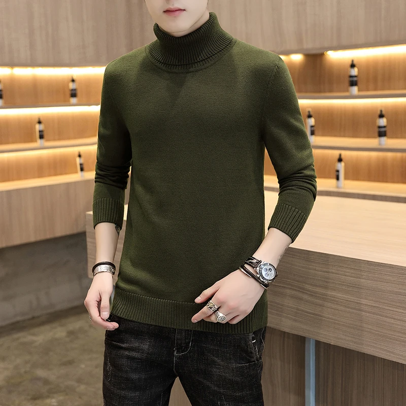 2022 Winter New Men's Turtleneck Sweaters Business Solid Color Basis Knitted Quality Pullovers Men Casual Male Sweater Knitwear
2022 Winter New Men's Turtleneck Sweaters Business Solid Color Basis Knitted Quality Pullovers Men Casual Male Sweater Knitwear