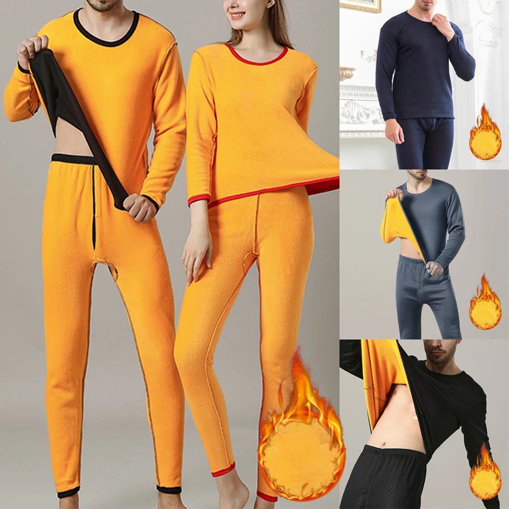 Thick Thermal Underwear Set Warm Long Johns For Men Woman Plus Size L-3XL Long Johns Warm Autumn Winter Clothing Pajamas Set
Thick Thermal Underwear Set Warm Long Johns For Men Woman Plus Size L-3XL Long Johns Warm Autumn Winter Clothing Pajamas Set