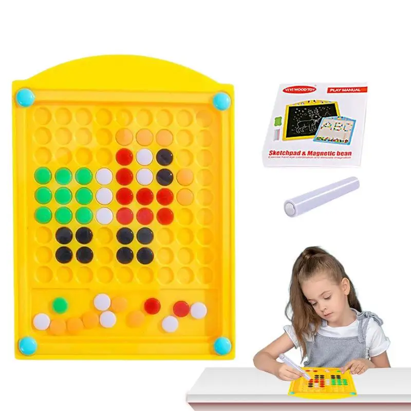 Magnetic Drawing Board Magnetic Drawing Board For Kids & Toddlers Magnetic Dot Art Montessori Educational Preschool Toy With 
Magnetic Drawing Board Magnetic Drawing Board For Kids & Toddlers Magnetic Dot Art Montessori Educational Preschool Toy With