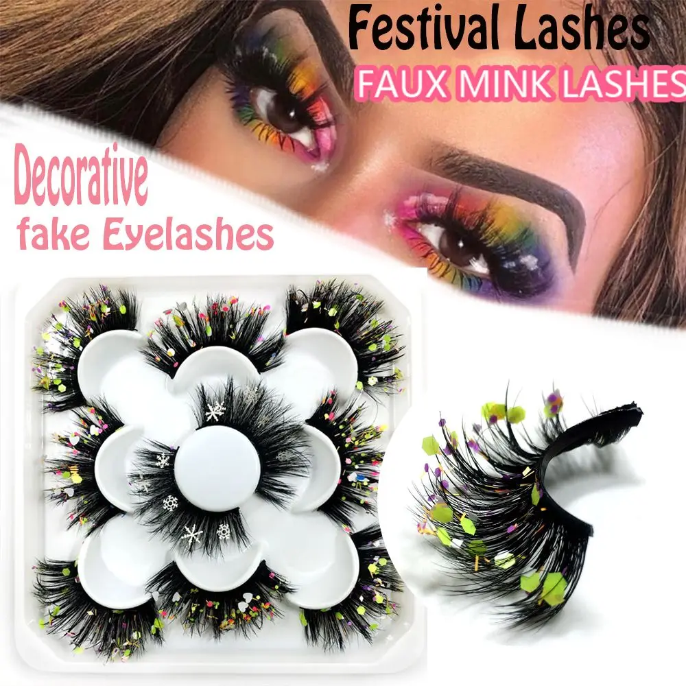 Eyelashes Star Butterfly Snow Sequins Decorative Fluffy Wispy 3D Faux Mink False Eyelashes 25mm Lashes Long Dramatic
Eyelashes Star Butterfly Snow Sequins Decorative Fluffy Wispy 3D Faux Mink False Eyelashes 25mm Lashes Long Dramatic