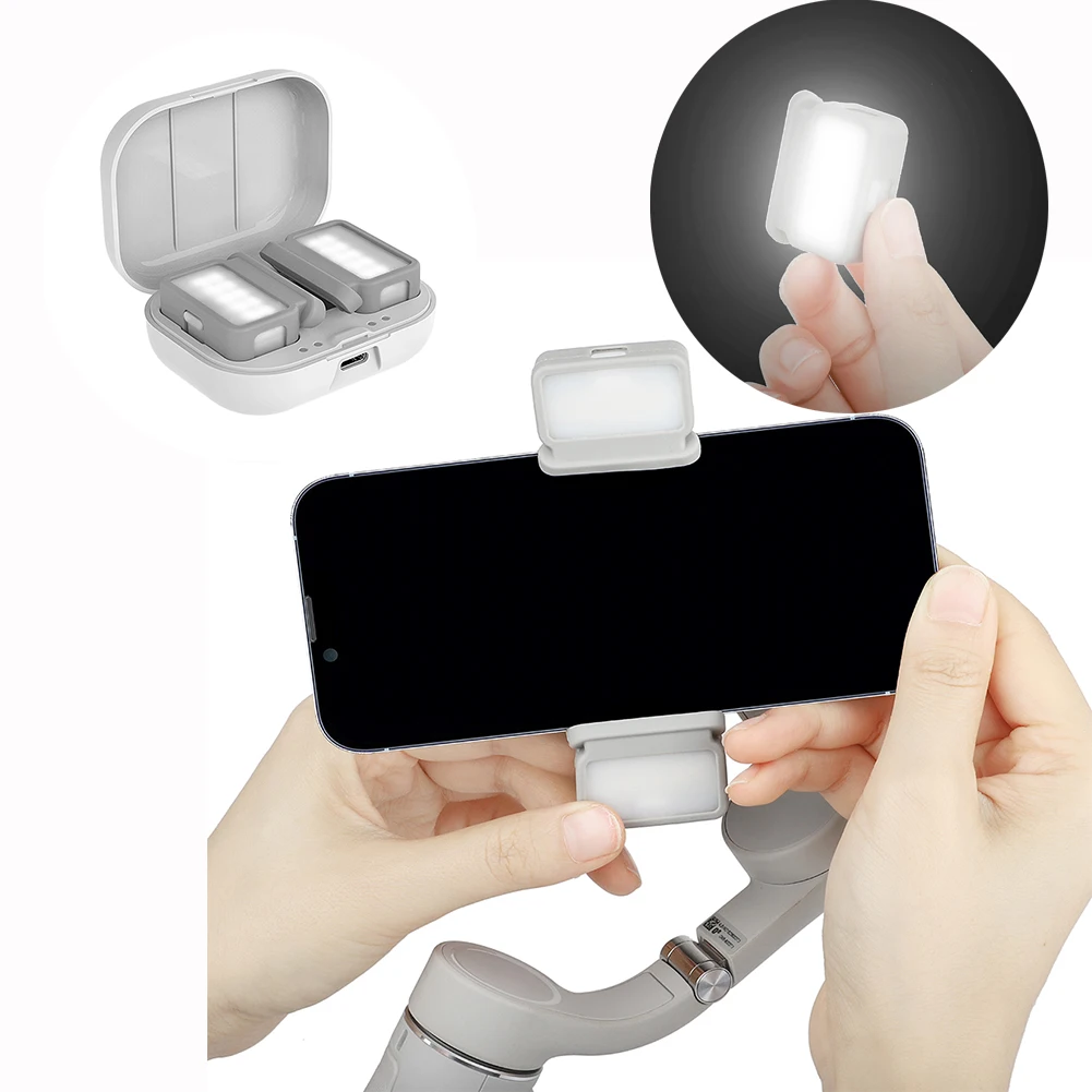 Sunnylife 2pcs Adjustable Brightness LED Fill Light for DJI OM5/4SE Gimbal Stabilizer Acce Tri-color Photography Light Clamp
Sunnylife 2pcs Adjustable Brightness LED Fill Light for DJI OM5/4SE Gimbal Stabilizer Acce Tri-color Photography Light Clamp