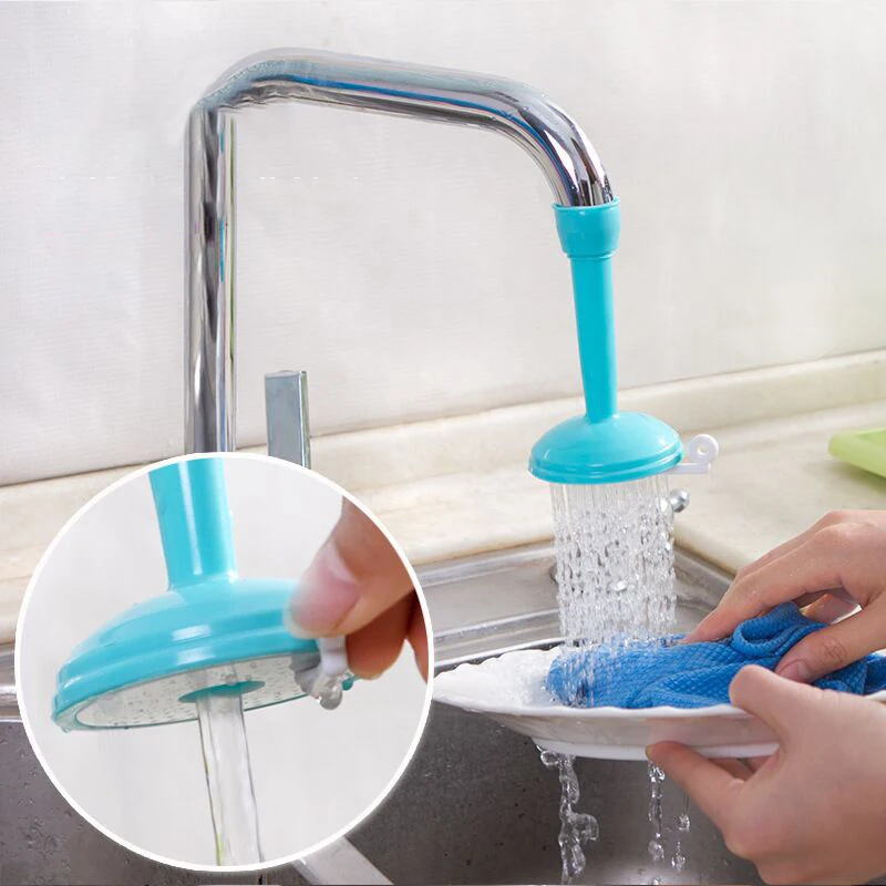 

Adjustable 360 Degree Rotating Kitchen Sprayers Tap Nozzle Faucet Regulator Creative Water Saving Kitchen Faucet Accessories