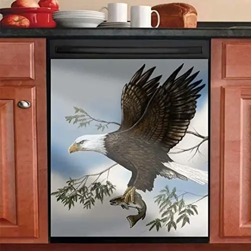 Eagle Glede Tercel Catch Fish Kitchen Cabinet Door Magnetic Sticker,Sky Dishwasher Cover,Refrigerator Sticker Wallpaper,Farm Was
Eagle Glede Tercel Catch Fish Kitchen Cabinet Door Magnetic Sticker,Sky Dishwasher Cover,Refrigerator Sticker Wallpaper,Farm Was