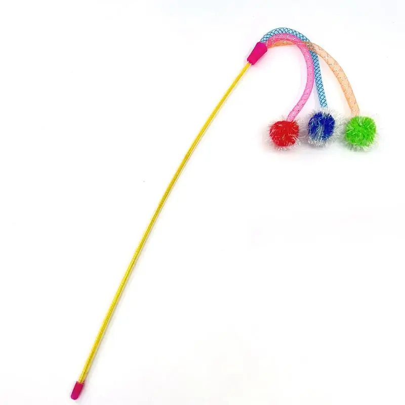 Cat Toy Cat Teaser Wand Cat Interactive Toy Funny Colorful Long Kitten Teasing Rod Teaser Wand Pet Cat Supplies Random Color
Cat Toy Cat Teaser Wand Cat Interactive Toy Funny Colorful Long Kitten Teasing Rod Teaser Wand Pet Cat Supplies Random Color