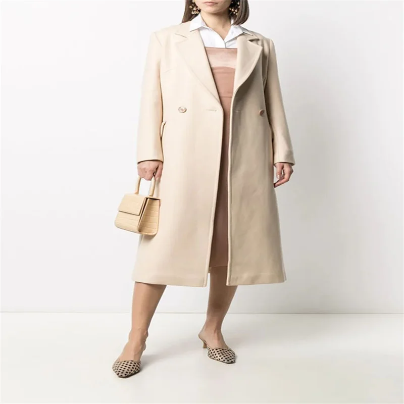 Autumn Long Wool Jacket Women Winter New Fashion Double Breasted Elegant Slim Solid Wool Blends Overcoat Ladies Coats Tide G1524
Autumn Long Wool Jacket Women Winter New Fashion Double Breasted Elegant Slim Solid Wool Blends Overcoat Ladies Coats Tide G1524