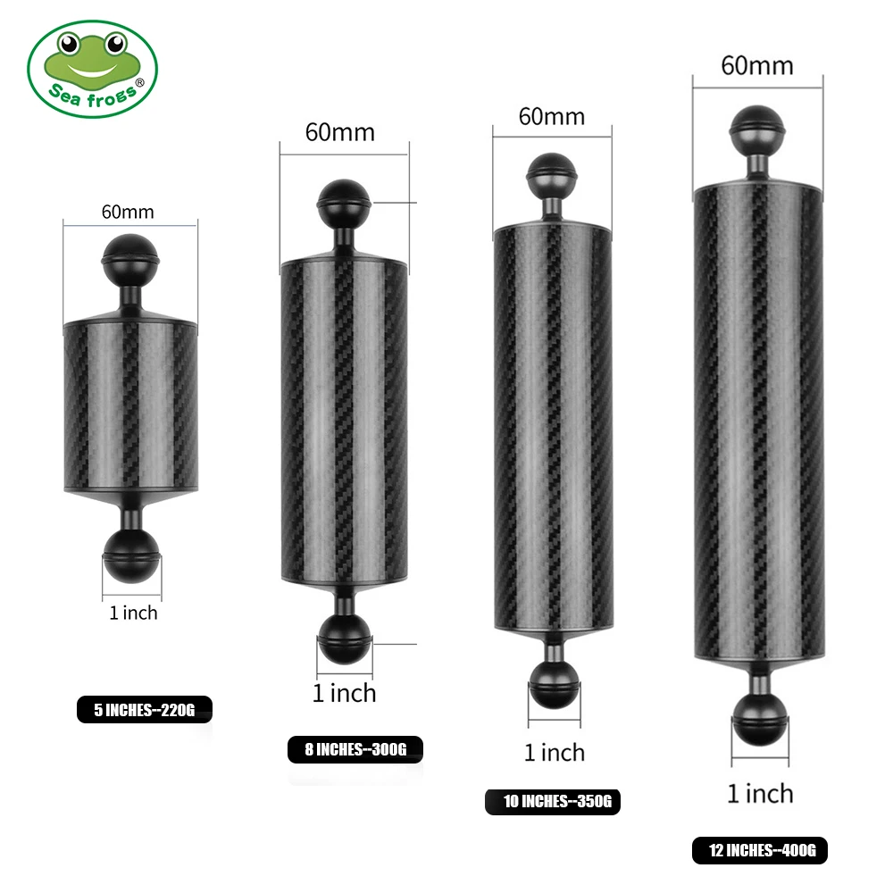 Seafrogs 12 inch 400g Carbon Fiber Float Buoyancy Aquatic Arm For Camera Floating Arm Diving Camera Underwater Diving Tray
Seafrogs 12 inch 400g Carbon Fiber Float Buoyancy Aquatic Arm For Camera Floating Arm Diving Camera Underwater Diving Tray