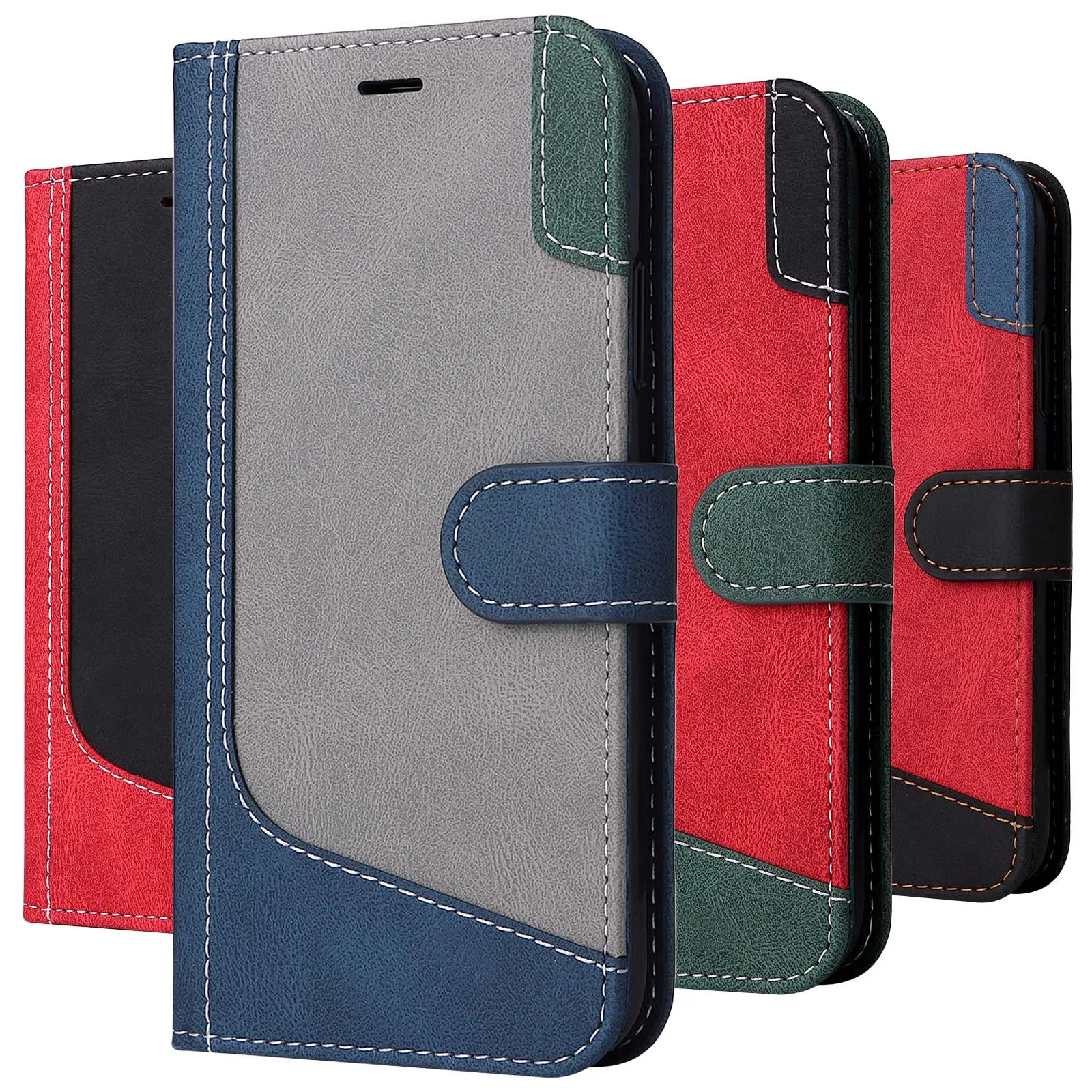 

Flip Wallet With Card Slots Case For Redmi Note 11 Pro 11S 10 10S 9 9S 9T 8 8T 10A 10C 9A 9C 8A Mi POCO X3 Leather Phone Cover