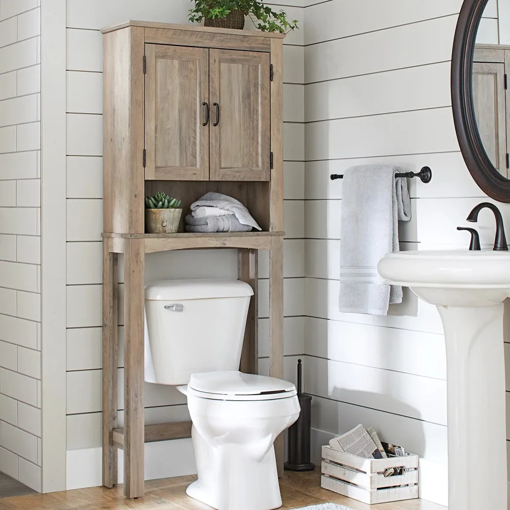 

Деревенский серый 26 дюймов. W экономия места в ванной комнате, лучшие дома и сады над шкафом для хранения туалета
