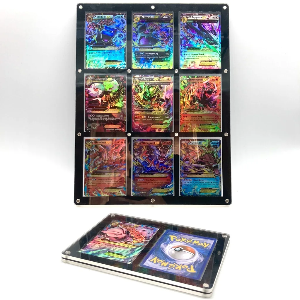 Pokemon Pikachu Black Strong Magnet Collection HD Acrylic Vertical Card Brick Thickened Groove without Card 
Pokemon Pikachu Black Strong Magnet Collection HD Acrylic Vertical Card Brick Thickened Groove without Card