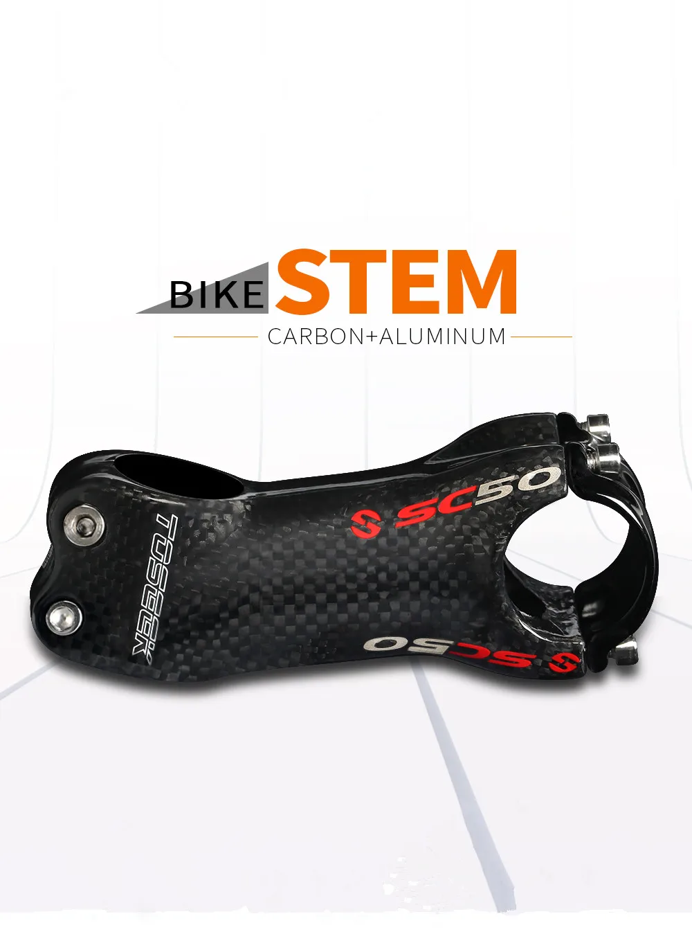 Carbon Bike Stem 3K Gloss Road Bike Carbon Stem 70mm 80mm 90mm 100mm 110mm 120mm 130mm Bicycle Stem Parts
Carbon Bike Stem 3K Gloss Road Bike Carbon Stem 70mm 80mm 90mm 100mm 110mm 120mm 130mm Bicycle Stem Parts