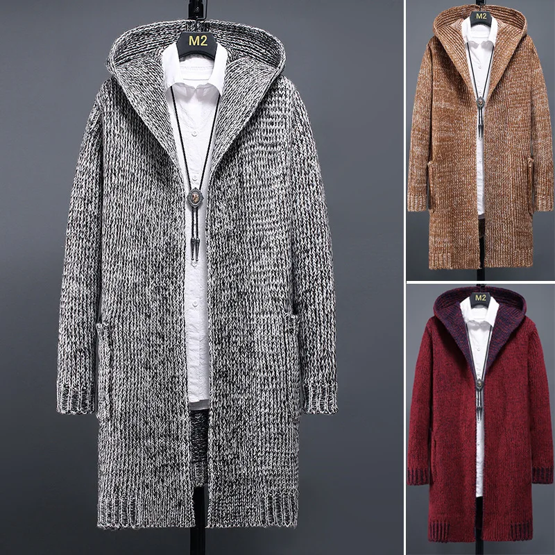 2022 New Casual Sweater Jacket Long Casual Windbreaker Business Outer Jacket Men's Large Size Men's Loose Knit Jacket
2022 New Casual Sweater Jacket Long Casual Windbreaker Business Outer Jacket Men's Large Size Men's Loose Knit Jacket