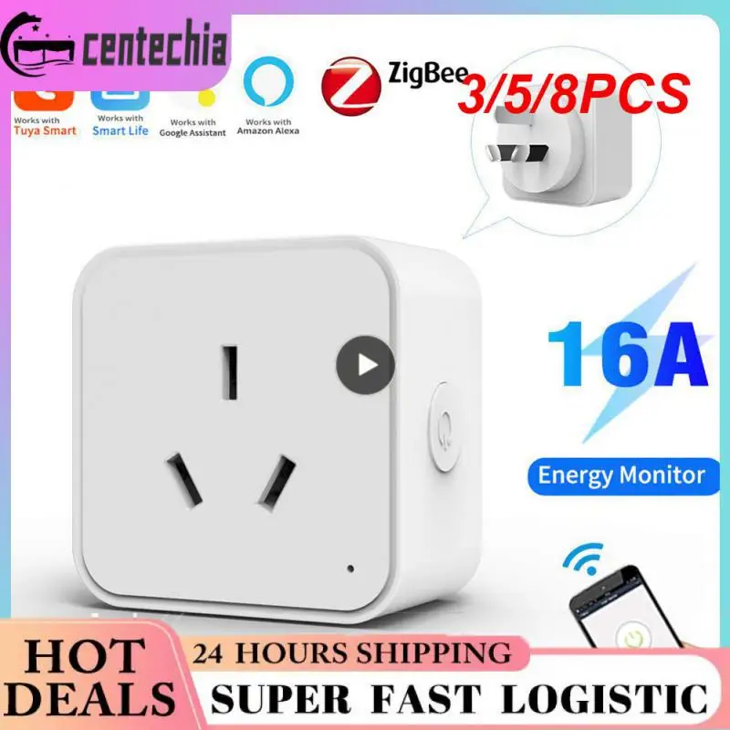 3/5/8PCS Smart Plug Smart Life App Tuya Zigbee Tuya Zigbee3.0 Voice Control Timing Function Smart Socket Smart Home
3/5/8PCS Smart Plug Smart Life App Tuya Zigbee Tuya Zigbee3.0 Voice Control Timing Function Smart Socket Smart Home