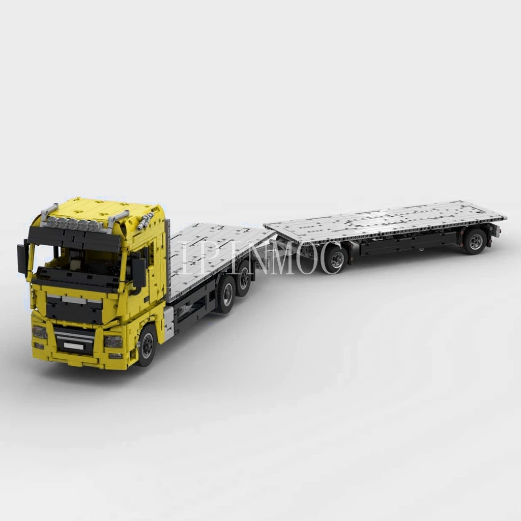 MOC-74152 1 over 17 flat truck with tow board 3120PSC technology truck remote control static toy high simulation model gifts
MOC-74152 1 over 17 flat truck with tow board 3120PSC technology truck remote control static toy high simulation model gifts