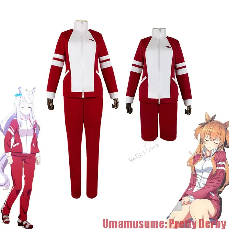 Uma Musume:Pretty Derby Cosplay Costume School Uniform Tokai Teio Special Week Cosplay Horse Girls Red Uniform Sport Suit Set
Uma Musume:Pretty Derby Cosplay Costume School Uniform Tokai Teio Special Week Cosplay Horse Girls Red Uniform Sport Suit Set