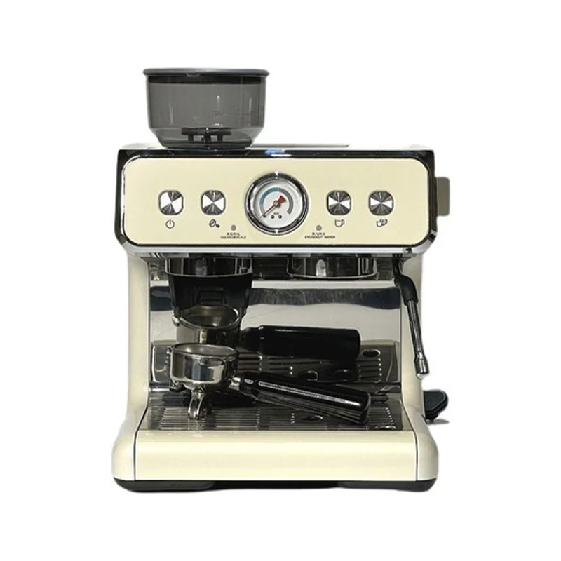 Cross-border sourcing Italian semi-automatic stall coffee machine grinder milk foam commercial double coffee machine
Cross-border sourcing Italian semi-automatic stall coffee machine grinder milk foam commercial double coffee machine