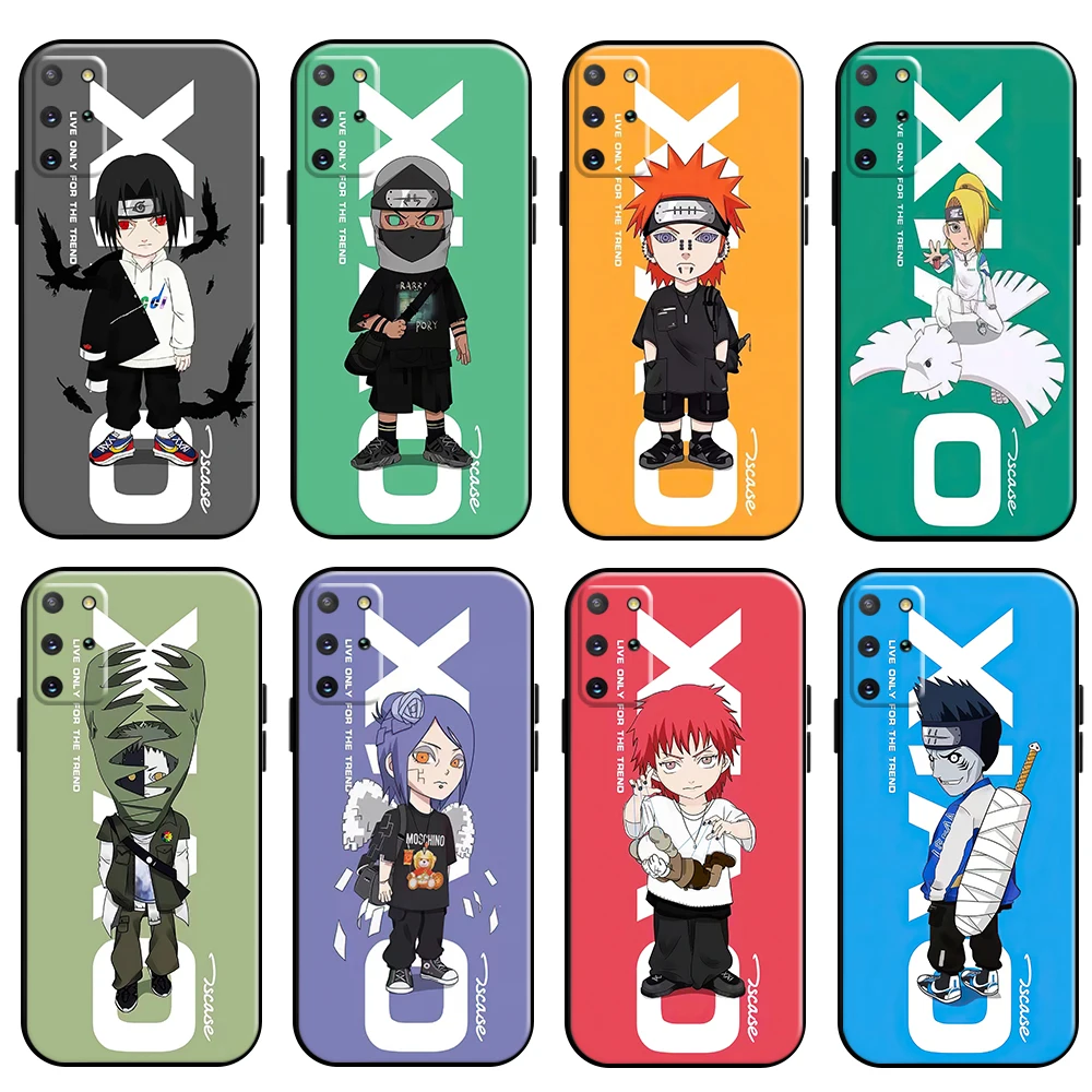 Naruto Fashion Akatsuki Phone Case For Samsung Galaxy S21 S20 Plus Ultra FE 5G Carcasa TPU Black Soft Liquid Silicon Funda 
Naruto Fashion Akatsuki Phone Case For Samsung Galaxy S21 S20 Plus Ultra FE 5G Carcasa TPU Black Soft Liquid Silicon Funda