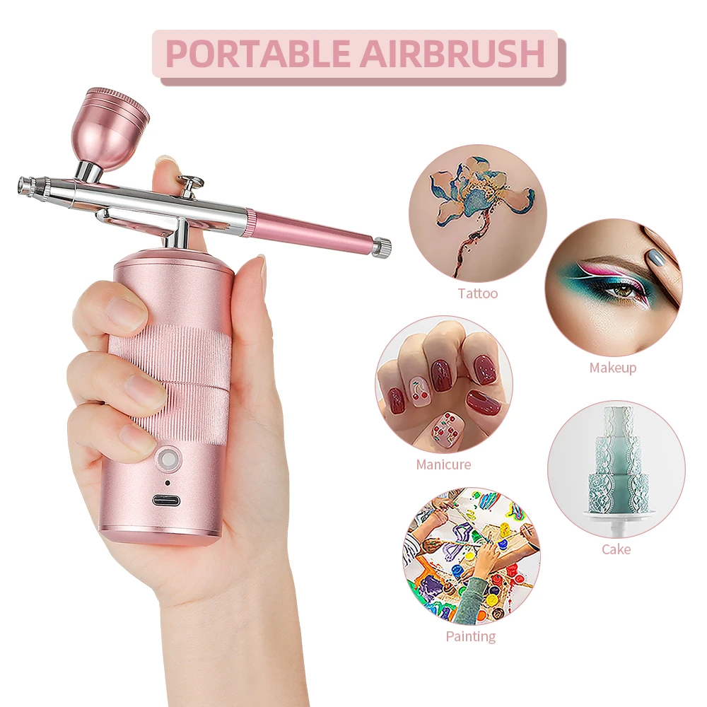Portable Oxygen Injector Air Compressor Kit Beauty Tools Paint Spray Gun for Nail Art Tattoo Craft Cake Nano Fog Mist Sprayer
Portable Oxygen Injector Air Compressor Kit Beauty Tools Paint Spray Gun for Nail Art Tattoo Craft Cake Nano Fog Mist Sprayer