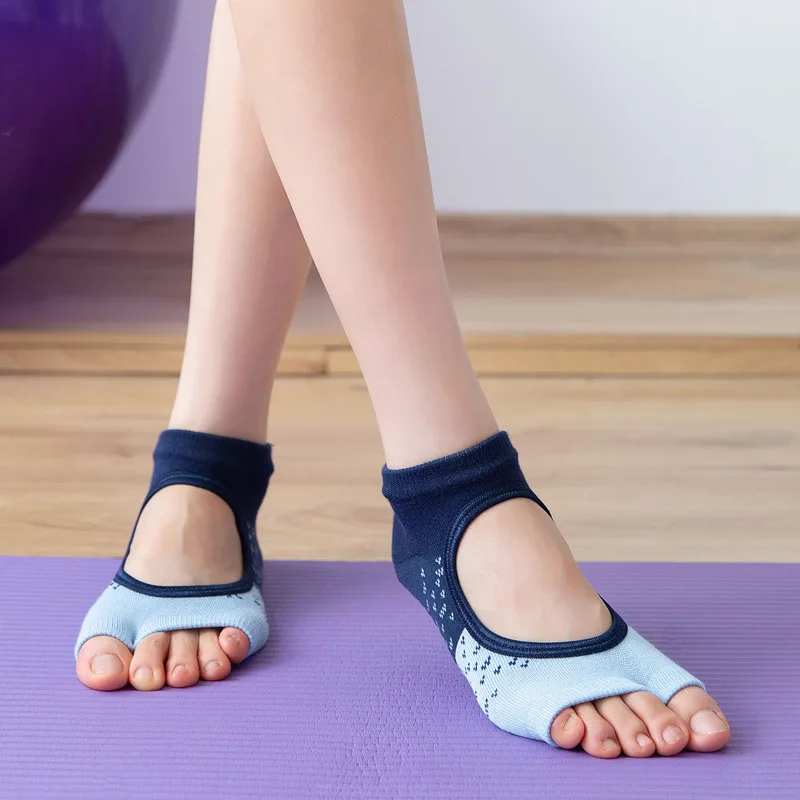 Toeless Non Slip Women Yoga Socks with Grips for Pilates Ballet Barre Dance Barefoot Workout Open Toe Fitness Gym Sport Socks
Toeless Non Slip Women Yoga Socks with Grips for Pilates Ballet Barre Dance Barefoot Workout Open Toe Fitness Gym Sport Socks