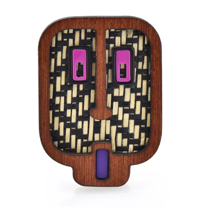 Wuli&baby Wood Face Brooches For Women Men 2-color Figure Party Causal Brooch Pins Fashion Jewelry Gifts
Wuli&baby Wood Face Brooches For Women Men 2-color Figure Party Causal Brooch Pins Fashion Jewelry Gifts