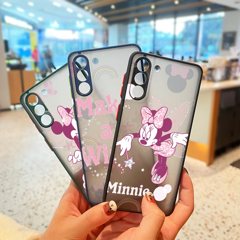 Popular Love Minnie Mouse For Samsung Galaxy S22 S21 S20 FE Ultra S10 S9 Plus 5G Frosted Translucent Soft Phone Case Funda Capa
Popular Love Minnie Mouse For Samsung Galaxy S22 S21 S20 FE Ultra S10 S9 Plus 5G Frosted Translucent Soft Phone Case Funda Capa