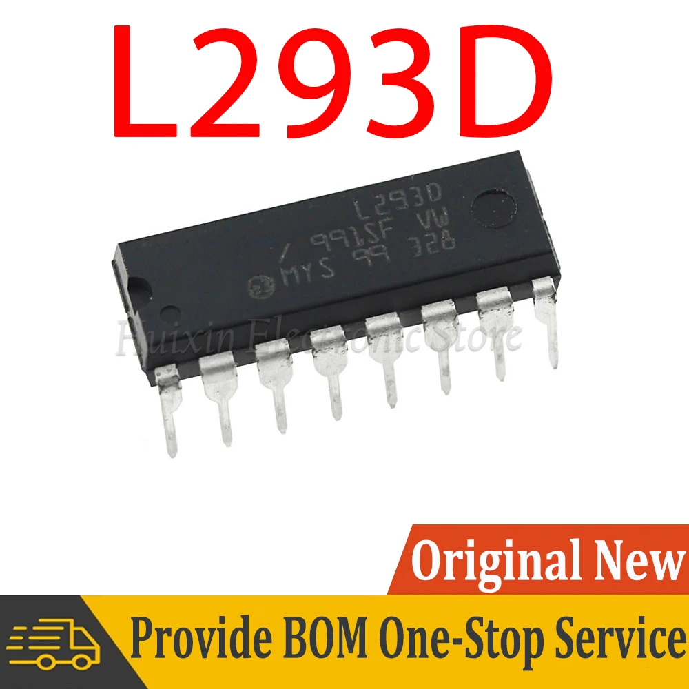 

5pcs L293D DIP16 L293 DIP 293D DIP-16 New and Original IC Chipset