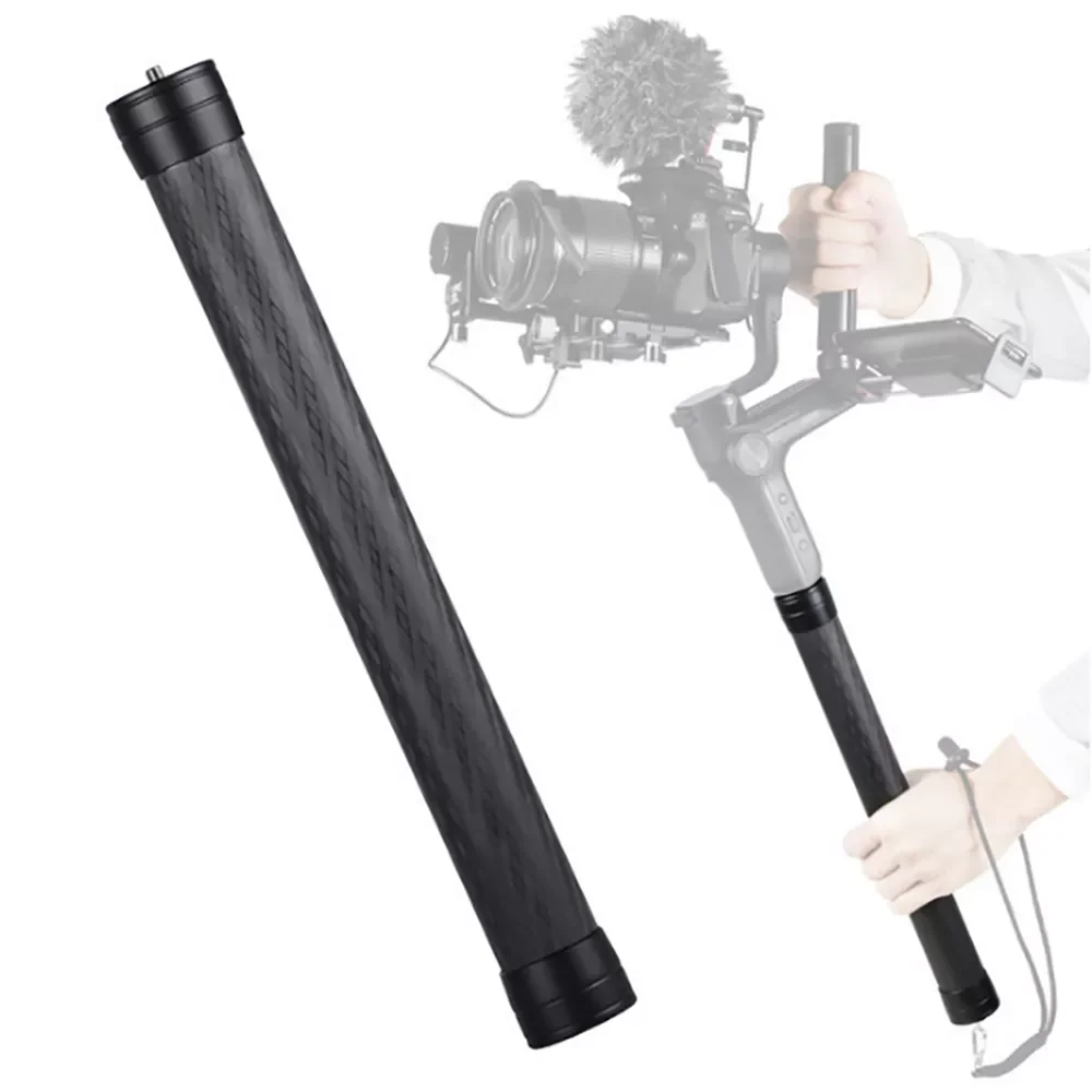 Professional Carbon Fiber Extension Pole Stick 1/4'' Thread Stabilizer Rod Monopod for DJI Ronin S Moza Air 2 Zhiyun Cra
Professional Carbon Fiber Extension Pole Stick 1/4'' Thread Stabilizer Rod Monopod for DJI Ronin S Moza Air 2 Zhiyun Cra