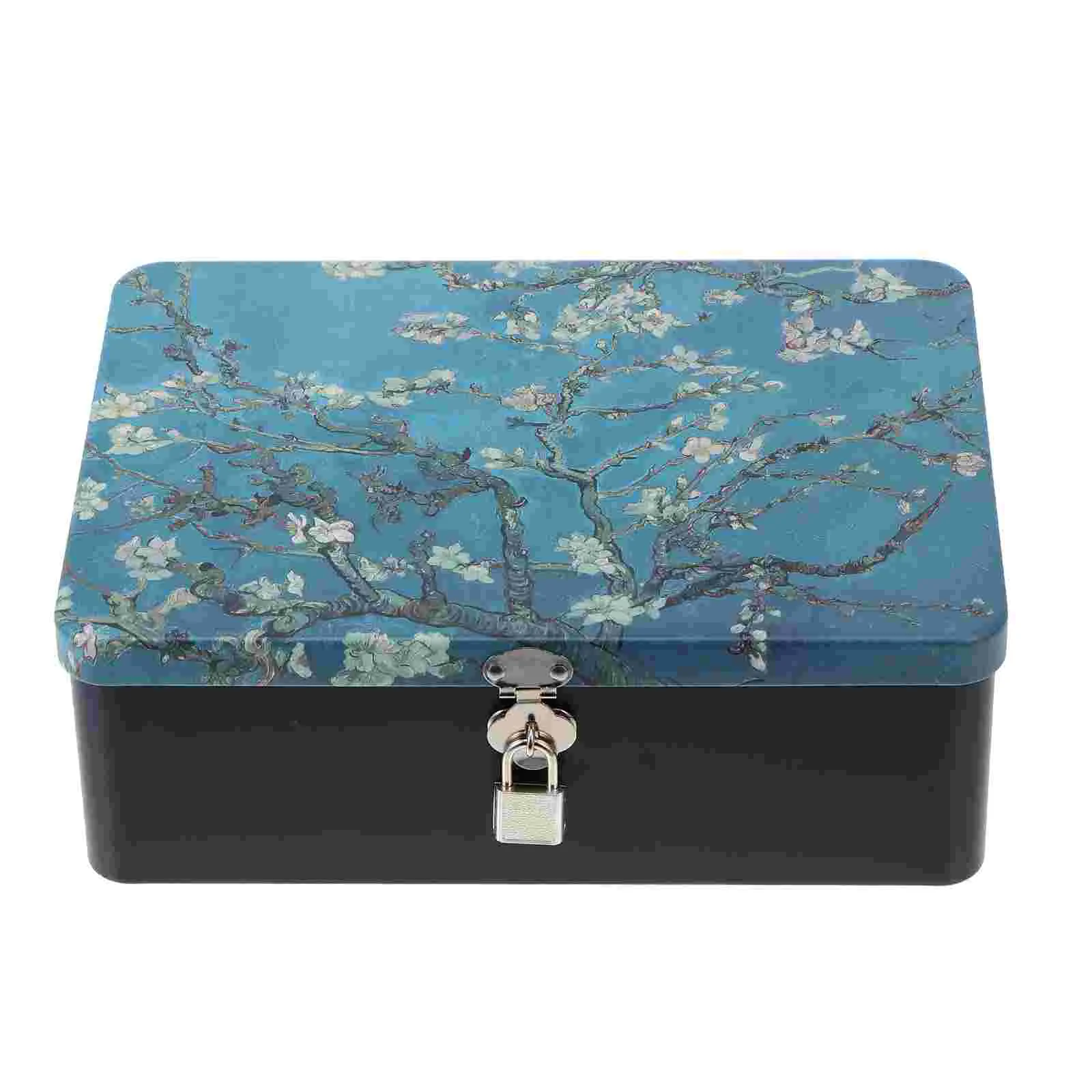 Tinplate Box Lock Case Kitchen Storage Organizer Canister Container Retro Style Snack Travel 
Tinplate Box Lock Case Kitchen Storage Organizer Canister Container Retro Style Snack Travel