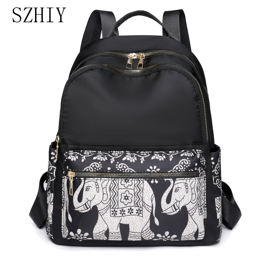 Waterproof Nylon Backpack Fashionable Printed Travel Bag Casual Large Capacity Backpack Sac A Dos Femme Softback New Rucksack
Waterproof Nylon Backpack Fashionable Printed Travel Bag Casual Large Capacity Backpack Sac A Dos Femme Softback New Rucksack