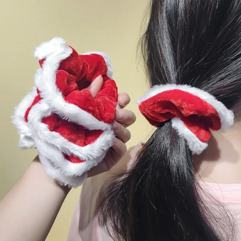 Women Scrunchies Christmas Red Hair Band Accessories Large Hair Tie Solid Color Elastic Women Ponytail Holder Christmas Ornament
Women Scrunchies Christmas Red Hair Band Accessories Large Hair Tie Solid Color Elastic Women Ponytail Holder Christmas Ornament