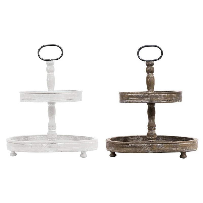 Retro Do Old Style 2-Layer Round Wooden Pallet Double Layer Pastry Tray Restaurant Buffet Food Tray Cake Display Stand
Retro Do Old Style 2-Layer Round Wooden Pallet Double Layer Pastry Tray Restaurant Buffet Food Tray Cake Display Stand