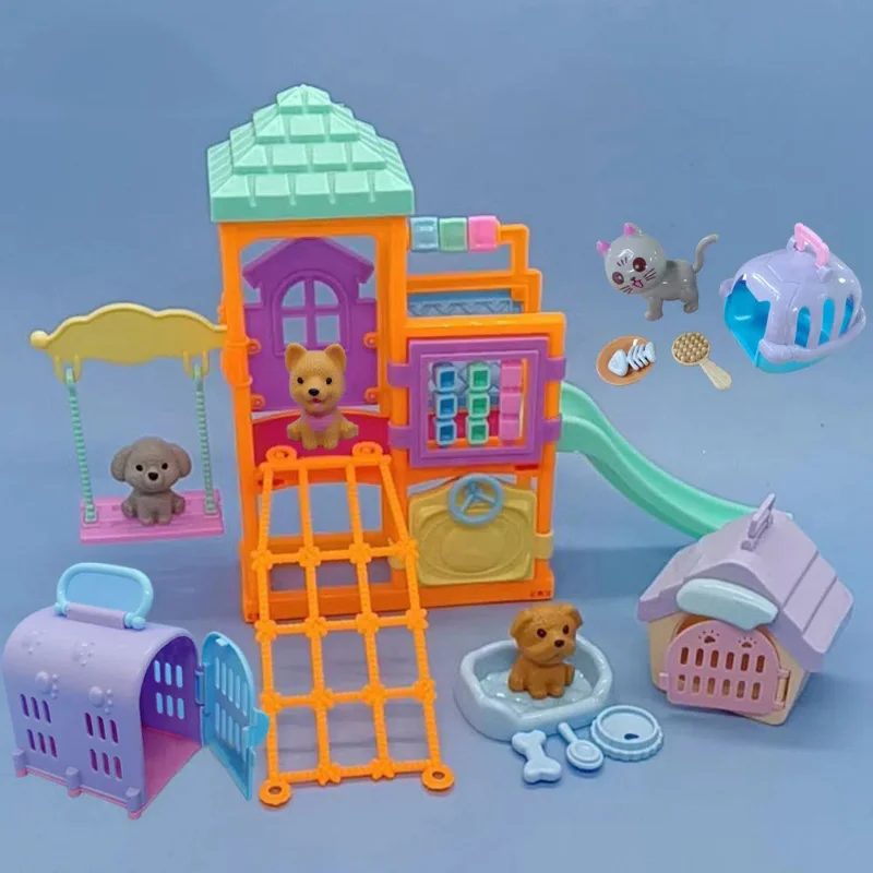 New 2022 For Barbie Doll Toy Accessories Simulation Mini Pet Puppy Dog Kennel Amusement Park Set For Children's Play House
New 2022 For Barbie Doll Toy Accessories Simulation Mini Pet Puppy Dog Kennel Amusement Park Set For Children's Play House