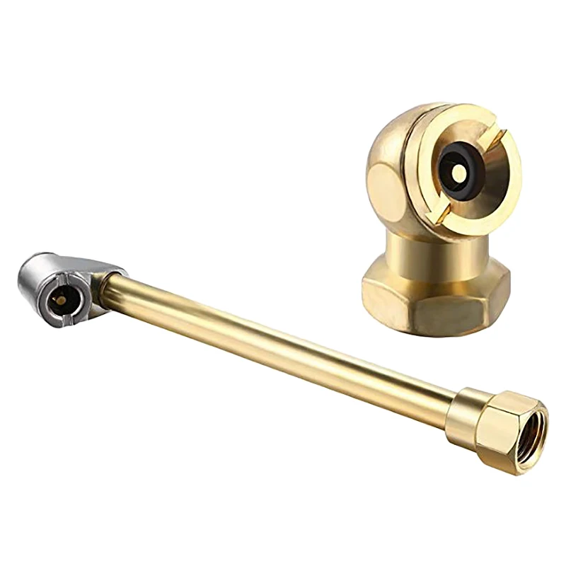 Heavy Duty Brass Air Chuck Set - 1/4 Inch Closed Ball Air Chuck, 1/4 Inch FNPT Dual Head Air Chuck
Heavy Duty Brass Air Chuck Set - 1/4 Inch Closed Ball Air Chuck, 1/4 Inch FNPT Dual Head Air Chuck