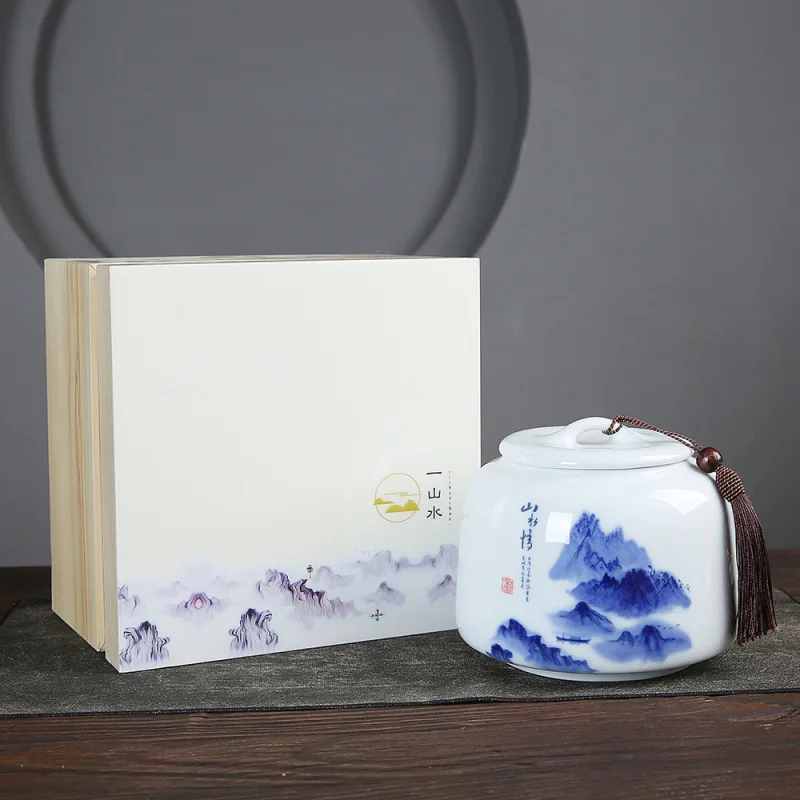 Chinoiserie Tea Caddy 100g Vertical Vintage Ceramic Tea Storage Container Sugar Bowl Set Boite A The Kitchen Accessories 1227
Chinoiserie Tea Caddy 100g Vertical Vintage Ceramic Tea Storage Container Sugar Bowl Set Boite A The Kitchen Accessories 1227