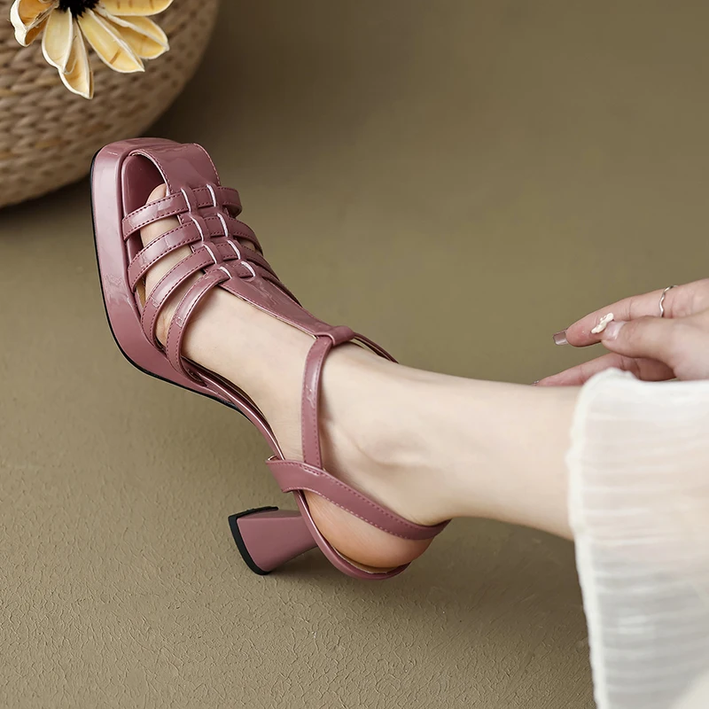 Heihaian Sandals 2023 Summer New Hollowed Out Design Roman High Heels Commuter Fashion Square Toe Sandals Women
Heihaian Sandals 2023 Summer New Hollowed Out Design Roman High Heels Commuter Fashion Square Toe Sandals Women