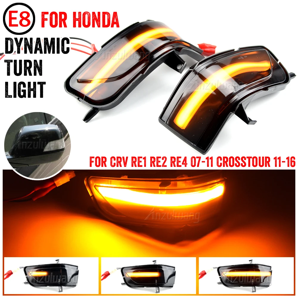 LED Dynamic Turn Signal Light Side Rearview Mirror Blinker Lamp Indicator For Honda CRV CR-V 2007-2011 Crosstour 2012-2016
LED Dynamic Turn Signal Light Side Rearview Mirror Blinker Lamp Indicator For Honda CRV CR-V 2007-2011 Crosstour 2012-2016