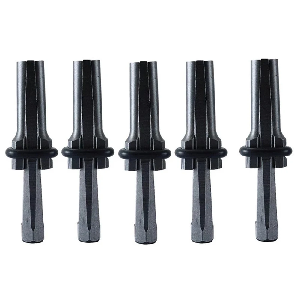 5pcs 9/16inch Chisels Plug Wedges And Feather Shims Stone Splitter For Hard Stone Rock Granite Concrete Splitting Hand Tool
5pcs 9/16inch Chisels Plug Wedges And Feather Shims Stone Splitter For Hard Stone Rock Granite Concrete Splitting Hand Tool