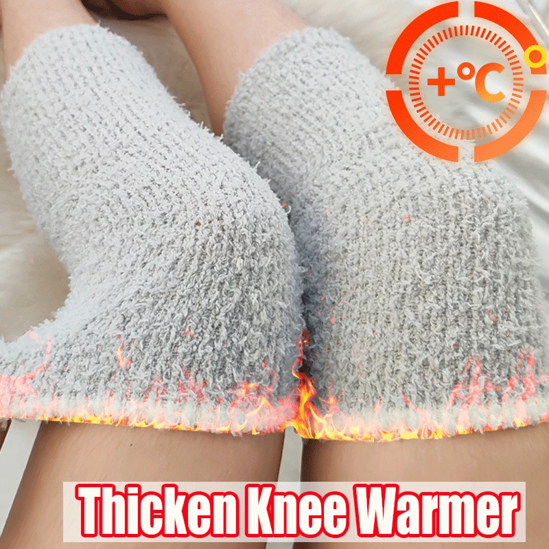Winter Thicken Knee Warmer Women Solid Coral Fleece Warm Soft Leg Knee Pads for Arthritis Thermal Knee Sleeve Plush Long Socks
Winter Thicken Knee Warmer Women Solid Coral Fleece Warm Soft Leg Knee Pads for Arthritis Thermal Knee Sleeve Plush Long Socks