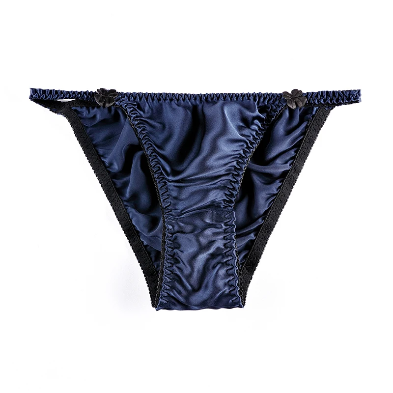 Women's Briefs 100% Silk Sexy Panties Underpants String Bikini Underwear Comfortable Shorts Lingerie T-Back Panties Low-Waist
Women's Briefs 100% Silk Sexy Panties Underpants String Bikini Underwear Comfortable Shorts Lingerie T-Back Panties Low-Waist