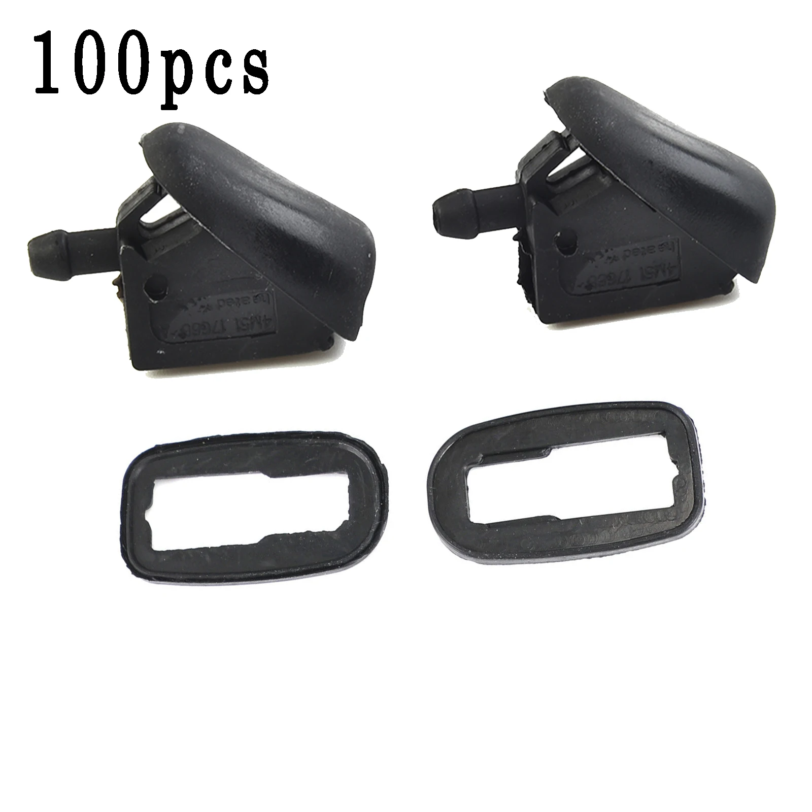 100Pcs Universal Car Windscreen Washer Wiper Water Spray Jets Nozzles High Quality For Ford Fiesta 2001-2008 Black
100Pcs Universal Car Windscreen Washer Wiper Water Spray Jets Nozzles High Quality For Ford Fiesta 2001-2008 Black