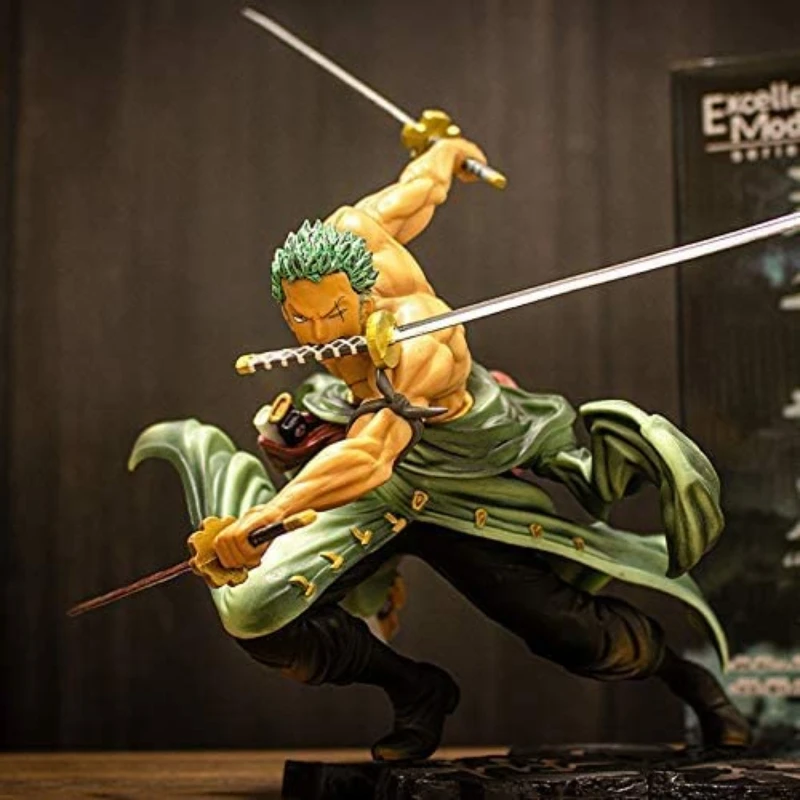 New One Piece 10cm Anime Figure GK Roronoa Zoro Three-blade Sa-maximum Manga Anime Statue Action Figure Collection Model Kid Toy
New One Piece 10cm Anime Figure GK Roronoa Zoro Three-blade Sa-maximum Manga Anime Statue Action Figure Collection Model Kid Toy
