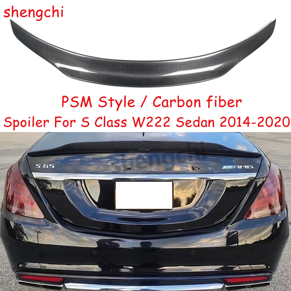W222 PSM Стиль FRP/углеродное волокно задние крылья багажника спойлер для Mercedes Benz S класс W222 4 Двери Седан S350 S400 S450 S500 S600
W222 PSM Стиль FRP/углеродное волокно задние крылья багажника спойлер для Mercedes Benz S класс W222 4 Двери Седан S350 S400 S450 S500 S600