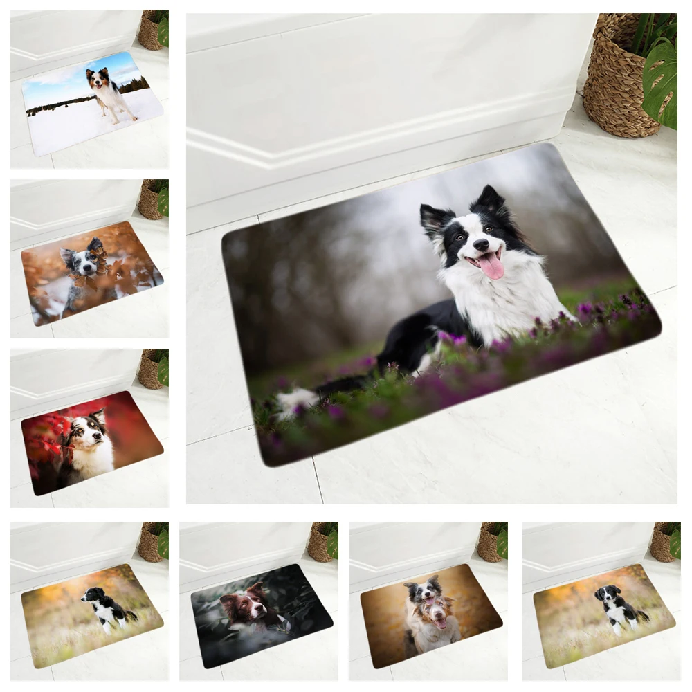 Scotland Border Collie Dog Doormat Decor Pet Animal Floor Door Mat Non-Slip Soft Flannel Carpet for Hallway kitchen Room 40x60cm
Scotland Border Collie Dog Doormat Decor Pet Animal Floor Door Mat Non-Slip Soft Flannel Carpet for Hallway kitchen Room 40x60cm