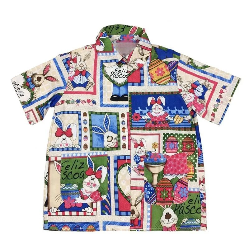 Рубашка женская Винтажная с цветочным принтом, модный топ в японском стиле ретро, с кроликом, на пуговицах, корейский стиль, колледж
Рубашка женская Винтажная с цветочным принтом, модный топ в японском стиле ретро, с кроликом, на пуговицах, корейский стиль, колледж