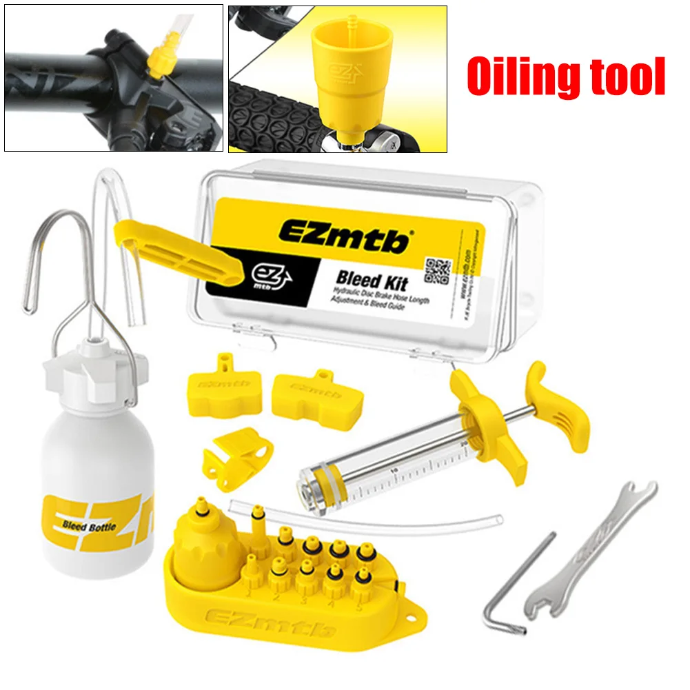 Universal Bicycle Hydraulic Disc Brake Oil Bleed kit For Shimano Magura Hope Tektro Sram Avid Mula Hayes Bike Brake Repair Tools
Universal Bicycle Hydraulic Disc Brake Oil Bleed kit For Shimano Magura Hope Tektro Sram Avid Mula Hayes Bike Brake Repair Tools