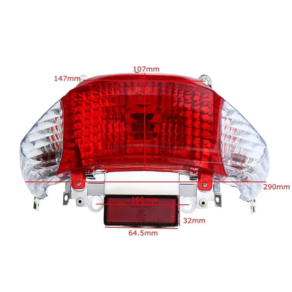 1pcs 50cc For CHINESE TAOTAO SUNNY Motorcycle Gy6 Scooter Rear Tail Light LED Turn Signal Indicator Lamp
1pcs 50cc For CHINESE TAOTAO SUNNY Motorcycle Gy6 Scooter Rear Tail Light LED Turn Signal Indicator Lamp