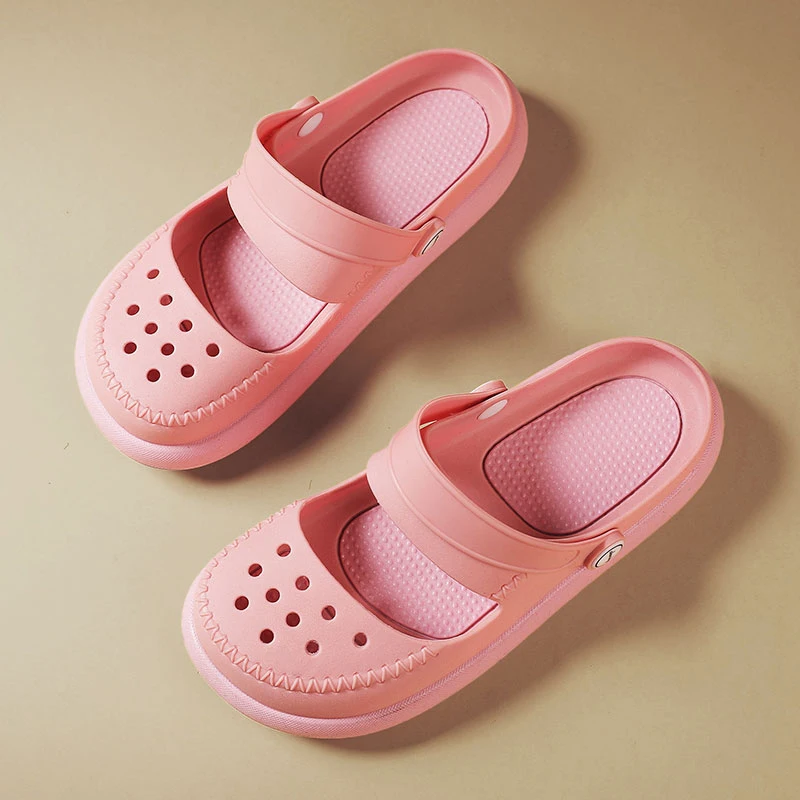 Summer Women Casual Slippers Non-slip Waterproof Shoes Comfortable Outside Walking Sandals Mesh Slippers
Summer Women Casual Slippers Non-slip Waterproof Shoes Comfortable Outside Walking Sandals Mesh Slippers