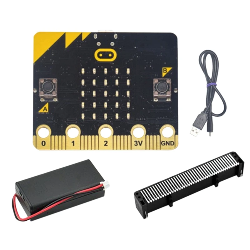 BBC Micro:Bit Go Kit с терминальным коннектором, программируемая обучающая макетная плата для проектов «сделай сам»
BBC Micro:Bit Go Kit с терминальным коннектором, программируемая обучающая макетная плата для проектов «сделай сам»
