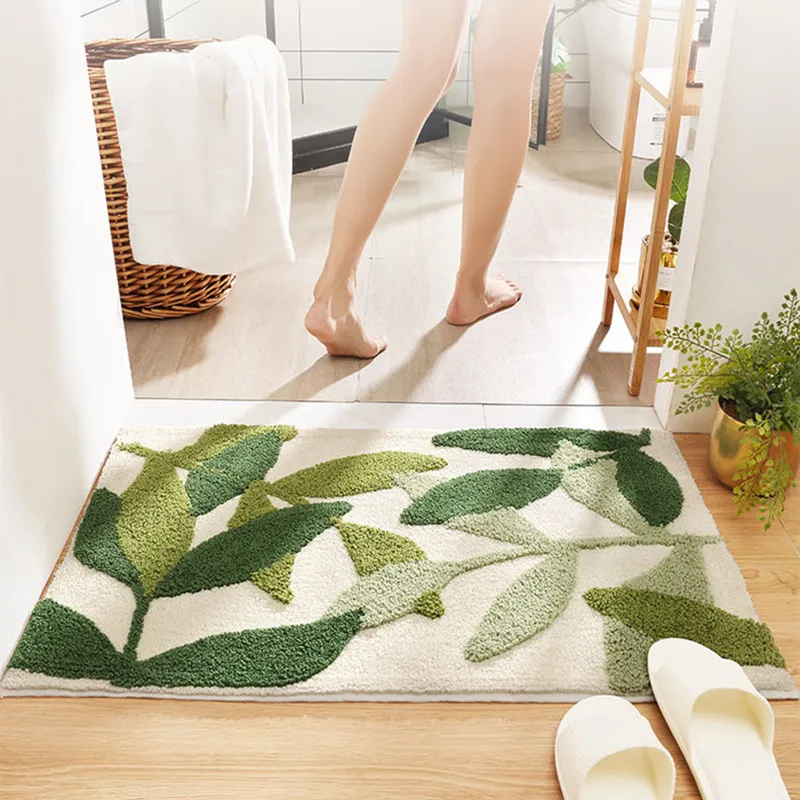 Bathroom Doormats Modern Minimalist Absorbent Non-slip Carpet Bedroom Balcony Mat Soft Close Skin Machine Washable Rug 45cmX65cm
Bathroom Doormats Modern Minimalist Absorbent Non-slip Carpet Bedroom Balcony Mat Soft Close Skin Machine Washable Rug 45cmX65cm