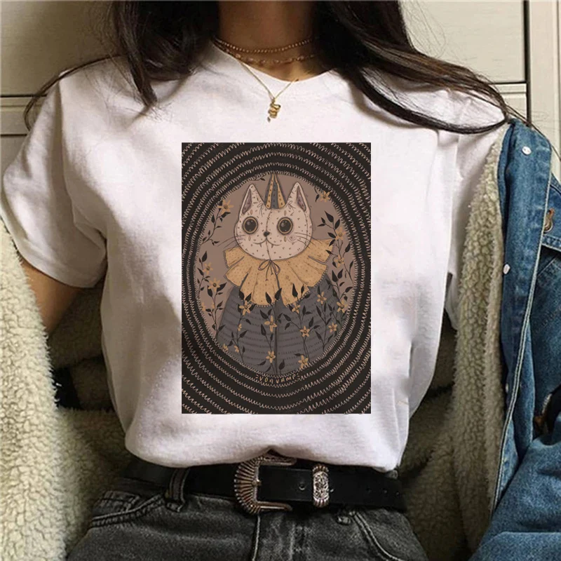 Tarot Print Women Short Sleeve Funny Tshirt Fall Halloween Top Cartoon Autumn Thanksgiving Graphic Tee 90s Female Print T-shirt.
Tarot Print Women Short Sleeve Funny Tshirt Fall Halloween Top Cartoon Autumn Thanksgiving Graphic Tee 90s Female Print T-shirt.