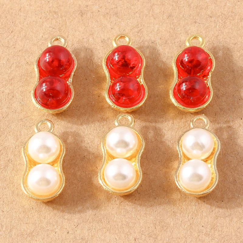 10pcs 15*7mm Peanut Charms for Jewelry Making Crystal Pendants Necklace Earrings Bracelet Accessories DIY Crafting
10pcs 15*7mm Peanut Charms for Jewelry Making Crystal Pendants Necklace Earrings Bracelet Accessories DIY Crafting